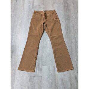Banana Republic Low Rise Corduroy Wide Leg Pants Camel 30"X31" True Sz 8